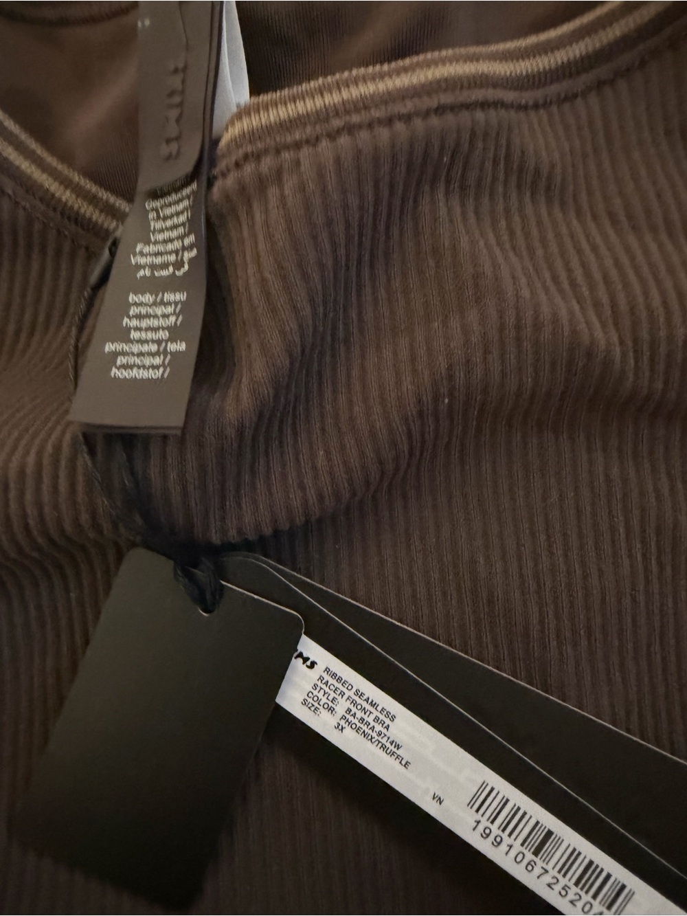 Nike Skims Ribbed Seamless Racer Front Bra - Picture 2 of 4